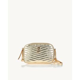 Bolsa Napa Metal Light Gold