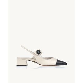 Slingback Salto Médio Venice Preta