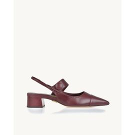 Slingback Salto Médio Venice Merlot