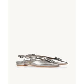 Slingback Shine Old Silver