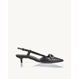 Slingback Salto Médio Venice Preta