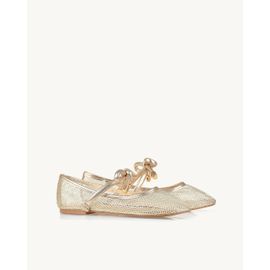 Sapatilha Mesh Light Gold
