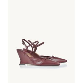 Slingback Salto Médio Venice Merlot
