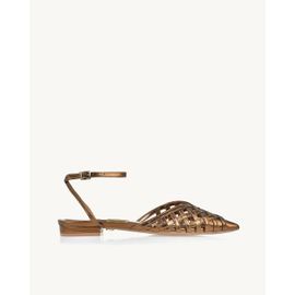 Slingback Metalizado Old Gold