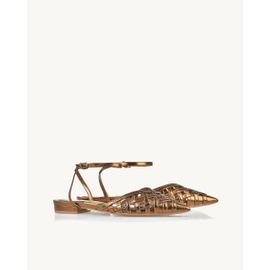 Slingback Metalizado Old Gold