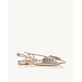 Slingback Shine Light Gold