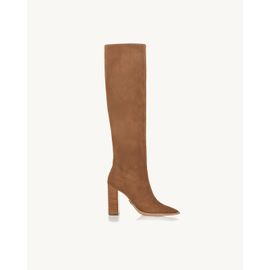 Bota Salto Alto Shammy Caramelo