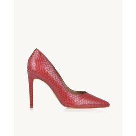 Scarpin Salto Alto Piton Scarlet