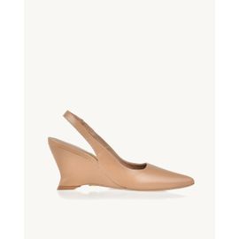 Slingback Salto Médio Venice Pele