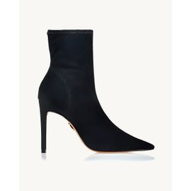 Bota Salto Alto Neoprene Preta