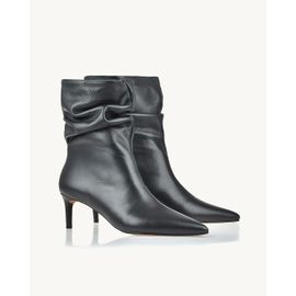 Bota Salto Médio Davos Preta