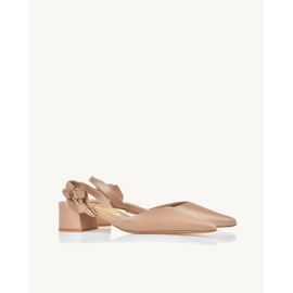 Slingback Salto Médio Venice Nude