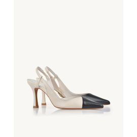 Slingback Salto Médio Venice Preta
