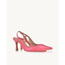 Slingback Salto Médio Venice Claret