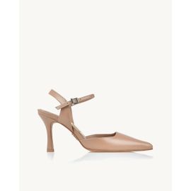 Slingback Salto Médio Venice Nude