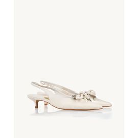 Slingback Salto Médio Venice Off White