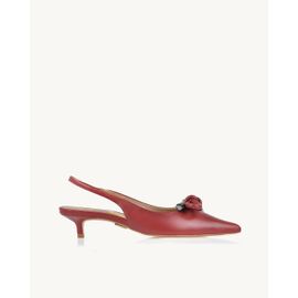 Slingback Salto Médio Venice Scarlet