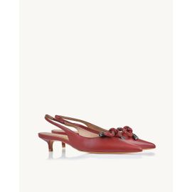 Slingback Salto Médio Venice Scarlet