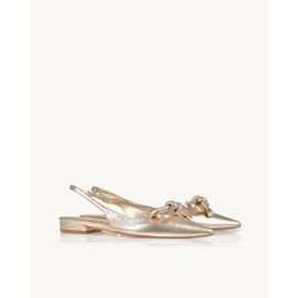 Slingback Shine Light Gold