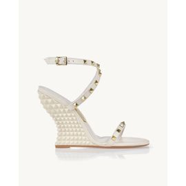 Anabela Salto Alto Milano Off White