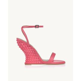 Anabela Salto Alto Venice Claret