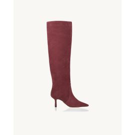 Bota Salto Médio Shammy Burgundy