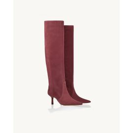 Bota Salto Médio Shammy Burgundy