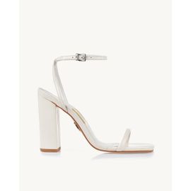Sandália Salto Alto Milano Off White