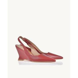 Slingback Salto Médio Venice Scarlet