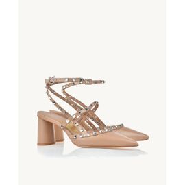 Slingback Salto Médio Venice Nude