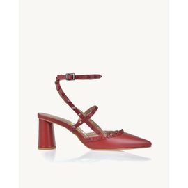 Slingback Salto Médio Venice Scarlet