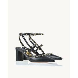 Slingback Salto Médio Venice Preta