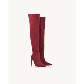 Bota Salto Alto Shammy Burgundy